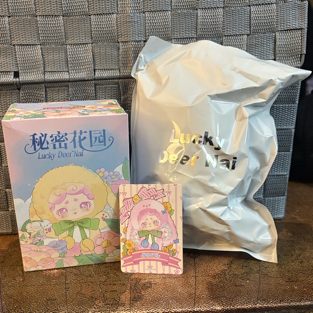 Lucky Deer Nai Secret Garden Fusu Pink Bunny-Card Confirmed - Picture 2 of 6